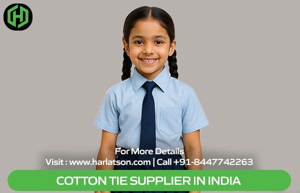 School Cotton Tie Supplier in India