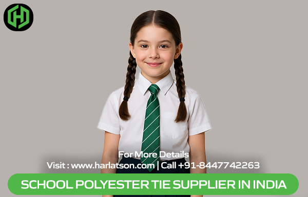 School Polyester Tie Supplier in India